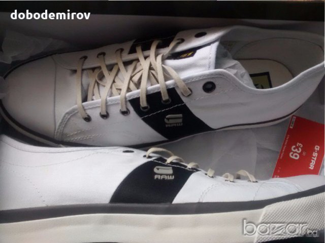 Нови бели спортни обувки G Star Campus II оригинал, снимка 3 - Маратонки - 17916925