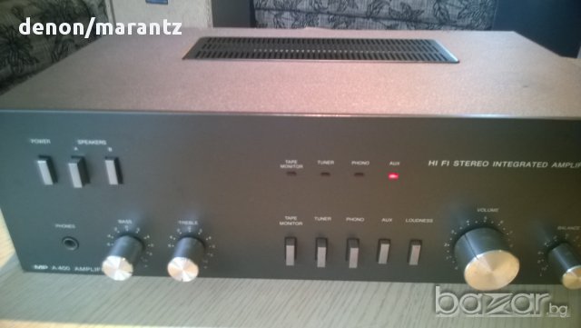 mp a400 hi-fi-stereo amplifier-140watt-за 4 броя колони-внос швеицария, снимка 1 - Ресийвъри, усилватели, смесителни пултове - 8255750