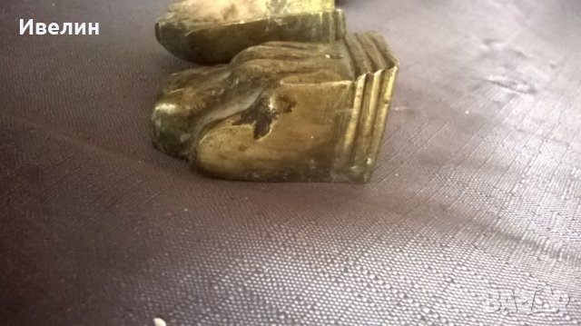 четири бронзови крачета-лъвска лапа, снимка 3 - Антикварни и старинни предмети - 25457532