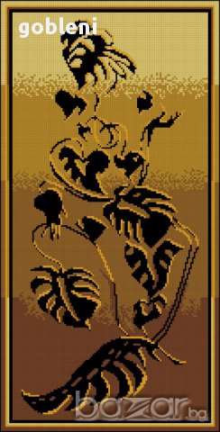 гоблен-триптих "ЗЛАТНАТА СРЕДА"-Д45; размери /52*28/см.;6 цвята;56лв., снимка 2 - Гоблени - 16632847