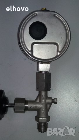 Манометър от неръждаема стомана WIKA Ф100 0до10 бара, снимка 3 - Други инструменти - 25634467