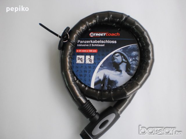 Продавам колела внос от Германия ключалка , заключващо устройство за велосипед , мотопед модел 2014, снимка 10 - Части за велосипеди - 9350694