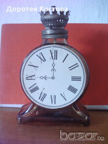 Стара газова лампа часовник, снимка 1 - Антикварни и старинни предмети - 10187911
