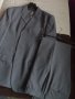 Мъжки костюм Бенетон светло сив, снимка 2