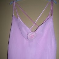 Бална Перлено-розова официална дълга рокля+подарък-наметало, снимка 1 - Рокли - 9870209