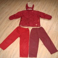 Зимно Яке с подаръчни ват.панталони за 3-4г., снимка 1 - Детски якета и елеци - 20485285