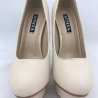 Дамски обувки Amelia-Beige, снимка 6 - Дамски обувки на ток - 25440007