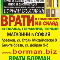 Врати БОРМАН - за панелен апартамент - без къртене на металната каса, снимка 1 - Дограми - 20879988