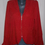 Дизaйнерско сако "Kello" / коприна / червено сако за повод , снимка 2 - Сака - 16742539