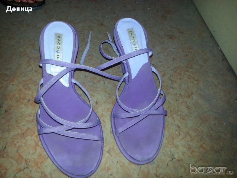 Лилави сандали Paco Gil, снимка 1