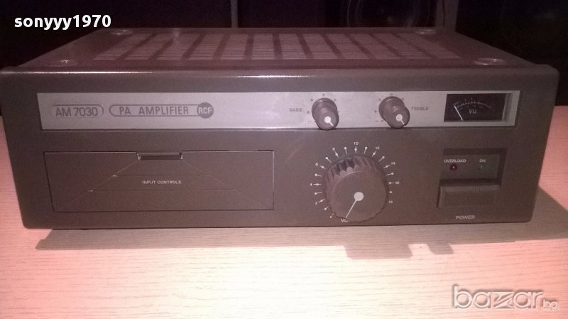 Rcf am7030 pa amplifier-made in italy-внос швеицария, снимка 1