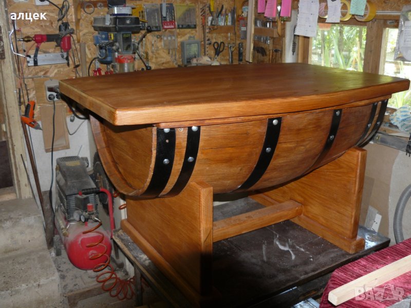 Маса от буре за механа,къща за гости или холна маса, снимка 1