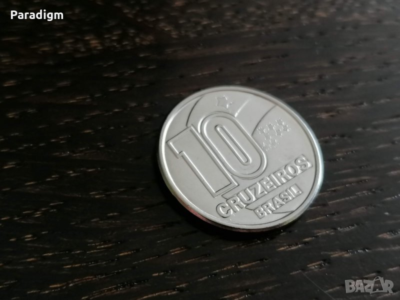 Монета - Бразилия - 10 крузейро | 1991г., снимка 1