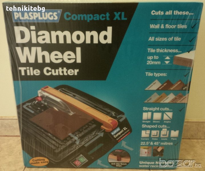 Чисто нова английска машина с водно рязане за гранитогрес/теракот/гранит/мрамор и други, снимка 1