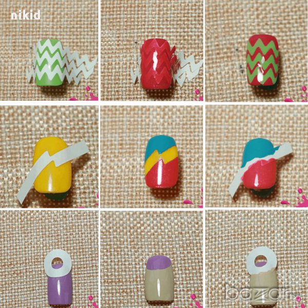 декориращи различни ленти лентички за френски маникюр лепенки за нокти, снимка 1