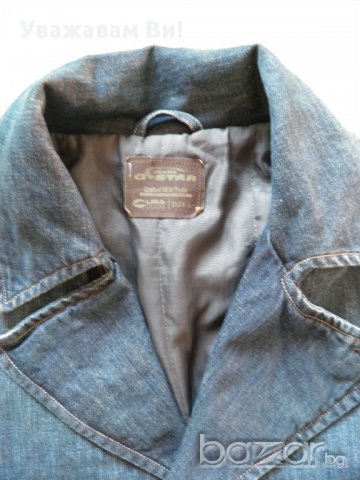 G-star  зимно дънково манто, снимка 7 - Палта, манта - 9867861