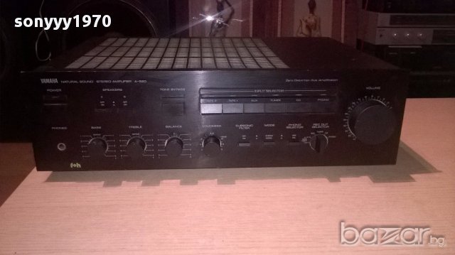 yamaha a-520 stereo amplifier-390w-внос швеицария, снимка 1 - Ресийвъри, усилватели, смесителни пултове - 17421238