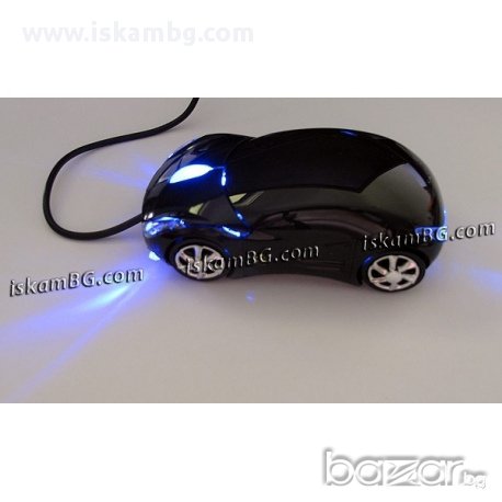 Мишка под формата на кола - черна, снимка 3 - Клавиатури и мишки - 13474504