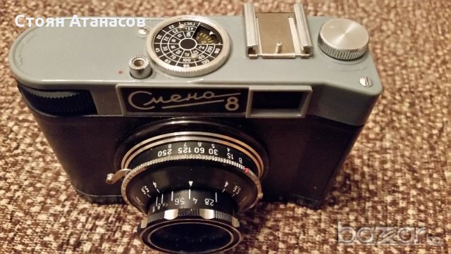 Смяна 8 , Ретро фотоапарат , Сделано в СССР, снимка 2 - Фотоапарати - 19455884