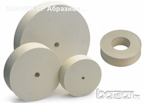 Филц / Мек диск за полиране на INOX / Неръждаема стомана, алуминий