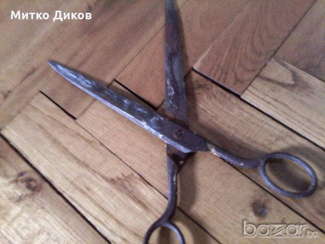 Стара ножица 255х165, снимка 5 - Антикварни и старинни предмети - 19935636