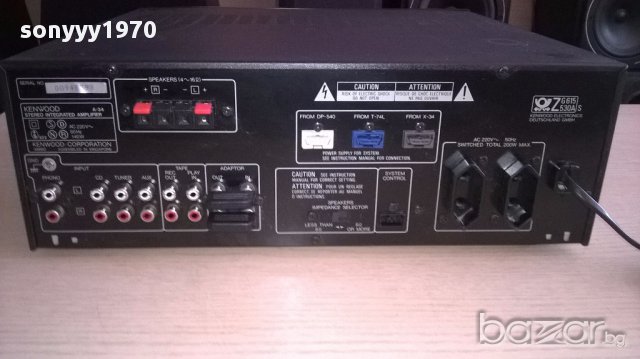 Kenwood a-34 stereo amplifier-внос швеицария, снимка 5 - Ресийвъри, усилватели, смесителни пултове - 12938931
