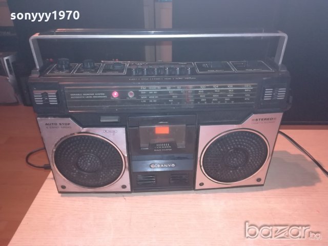 sanyo m4100lu-ретро касетофон-внос швеицария, снимка 6 - Радиокасетофони, транзистори - 20967626