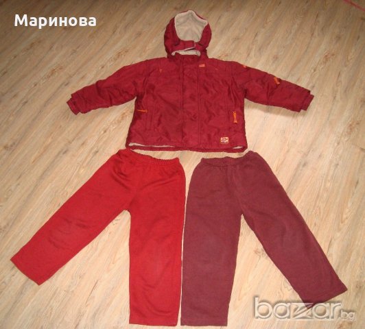 Зимно Яке с подаръчни ват.панталони за 3-4г., снимка 1 - Детски якета и елеци - 20485285