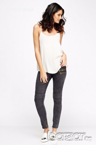 Нови черни скини дънки ALCOTT, снимка 2 - Дънки - 19830606