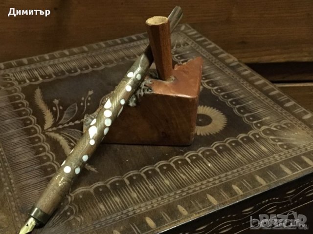 Стара перодръжка писалка ОХРИДЪ, снимка 7 - Антикварни и старинни предмети - 22917443