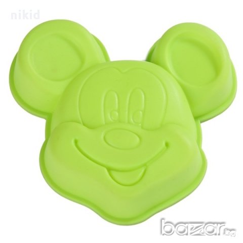 мики маус рожден ден средна силиконова форма молд за направа печене кекс торта желиран сладкиш