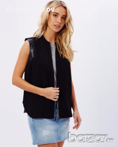 Нов елек G star Core Zip Boyfriend Shirt, оригинал, снимка 12 - Корсети, бюстиета, топове - 15767622