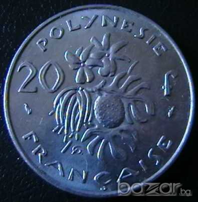 20 франка 1977, Френска Полинезия, снимка 1 - Нумизматика и бонистика - 7746176