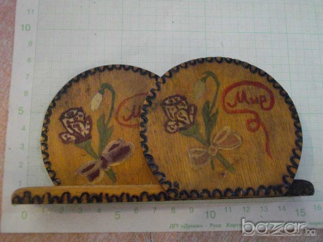 Салфетник пирографиран, снимка 2 - Други ценни предмети - 8075054