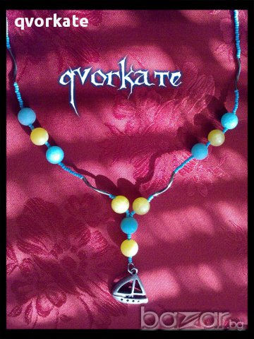 Колие и обеци лодка, снимка 2 - Бижутерийни комплекти - 12579306