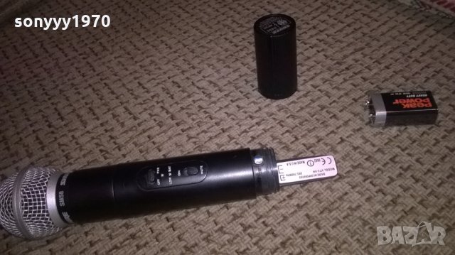 ПОРЪЧАН-shure-usa-profi wireles microphone, снимка 10 - Микрофони - 25280655
