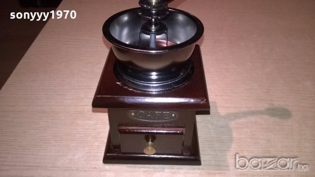 ретро мелница-15х10х10см-внос франция, снимка 5 - Антикварни и старинни предмети - 20049355