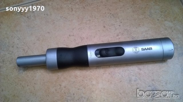 saab-маркова запалка-21см-внос швеицария, снимка 3 - Антикварни и старинни предмети - 18207036
