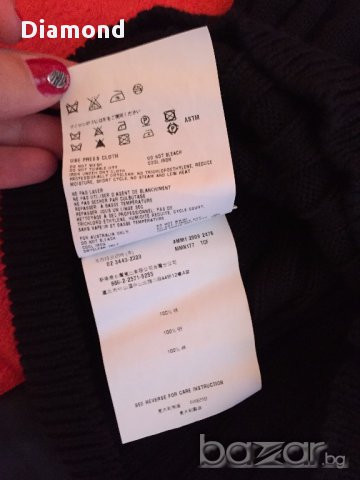 100 % Miu Miu оригинален дамски пуловер / подарък пола 100% Valentino, снимка 9 - Блузи с дълъг ръкав и пуловери - 15735696
