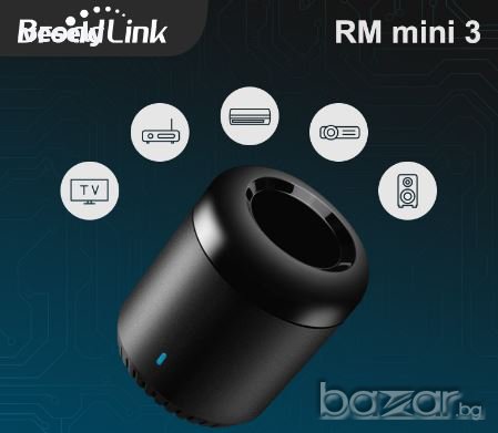 Broadlink RM Mini3 интелектуалeн WiFi/IR пулт, снимка 1 - Друга електроника - 17930807