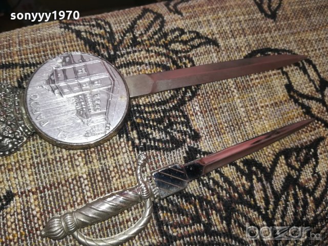 ретро колекция 2 ножа-внос швеицария-21 и 17см, снимка 3 - Антикварни и старинни предмети - 21104958