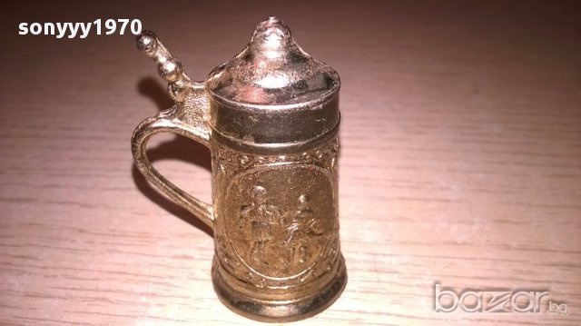 Ретро халба-мини колекция-5.5х4х3см-внос швеицария, снимка 7 - Антикварни и старинни предмети - 17201899