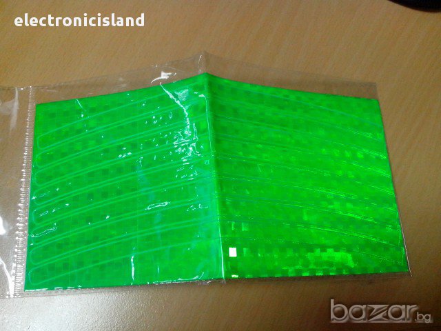 8 броя модни челни светлоотразителни лепенки стикери за колело, мотор, снимка 7 - Части за велосипеди - 13547803