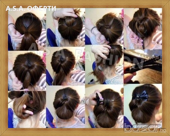  Магическият аксесоар за прически Topsy Tail Tool, снимка 4 - Аксесоари за коса - 8333634