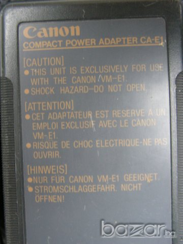 Захранване CANON CA-W1E  , 7.2V / 1,2 A, снимка 4 - Батерии, зарядни - 19923464