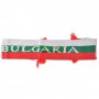 Двулицев шал с цветовете на българския трикольор с червени ресни. Надпси - Bulgaria. , снимка 2
