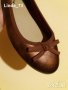 Дам.обувки-/изк.кожа/-№40-цвят-кафяво-бордо-/металик/., снимка 8