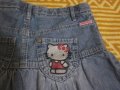 Дънкова  пола с Kitty, снимка 6