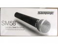Вокален микрофон Shure Sm58 за караоке и презентации - кабелен , снимка 1 - Караоке - 12960166