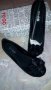 дамски обувки пантофи балеринки сандали затворени обувки черни с пискюли, снимка 1 - Сандали - 15874197